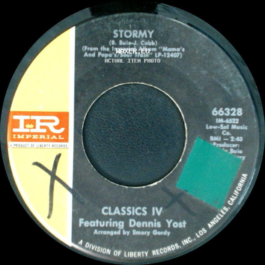 Classics Iv Featuring Dennis Yost - 24 Hours Of Loneliness / Stormy side B