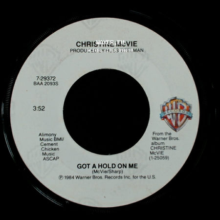 Christine Mcvie - Who's Dreaming This Dream / Got A Hold On Me side B