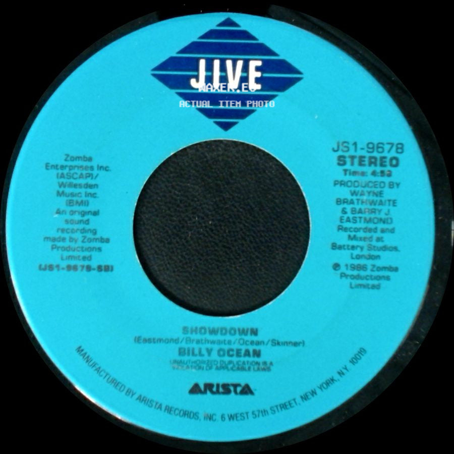 Billy Ocean - Get Outta My Dreams, Get Into My Car / Showdown side B