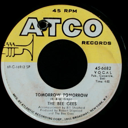 The Bee Gees - Tomorrow Tomorrow / Sun In My Morning side A