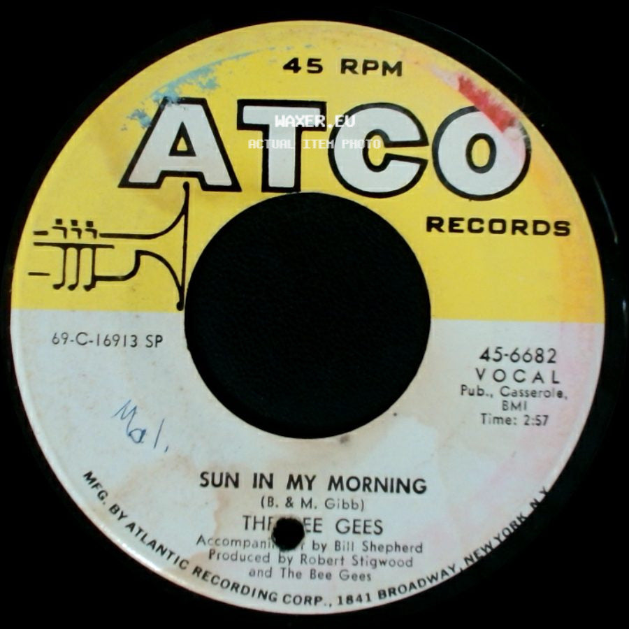 The Bee Gees - Tomorrow Tomorrow / Sun In My Morning side B