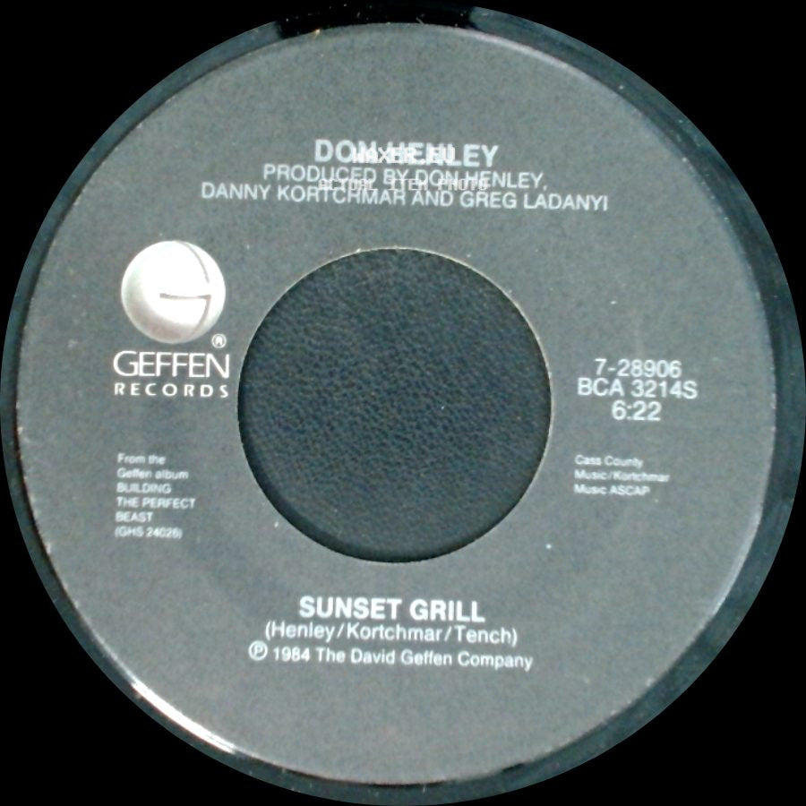 Don Henley - Sunset Grill / Man With A Mission side A