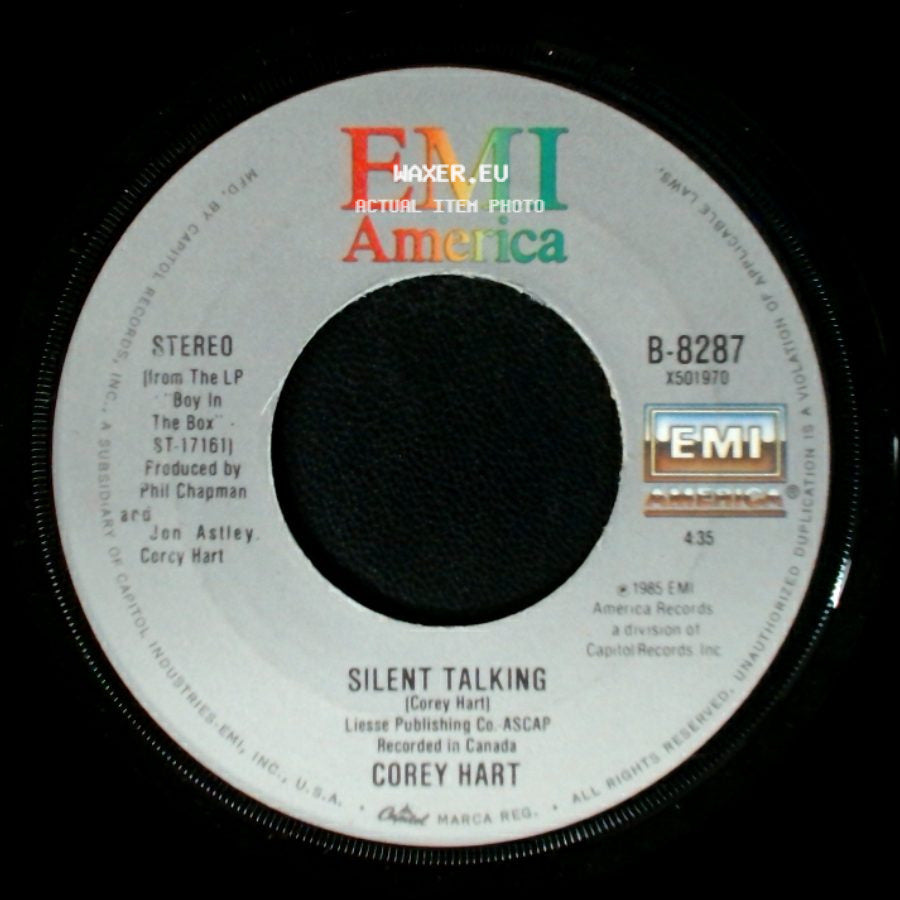 Corey Hart - Silent Talking / Boy In The Box side A