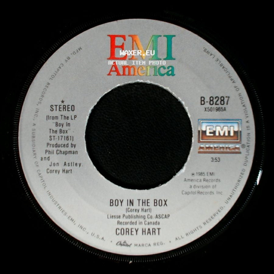 Corey Hart - Silent Talking / Boy In The Box side B