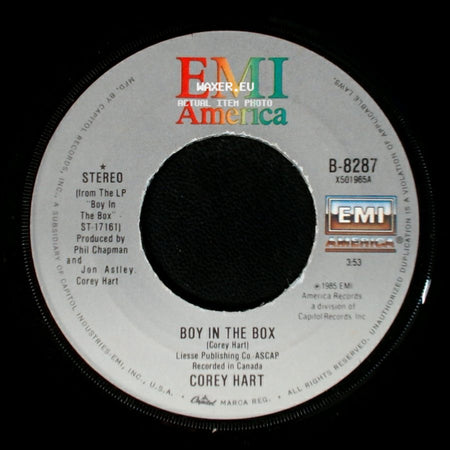 Corey Hart - Silent Talking / Boy In The Box side B