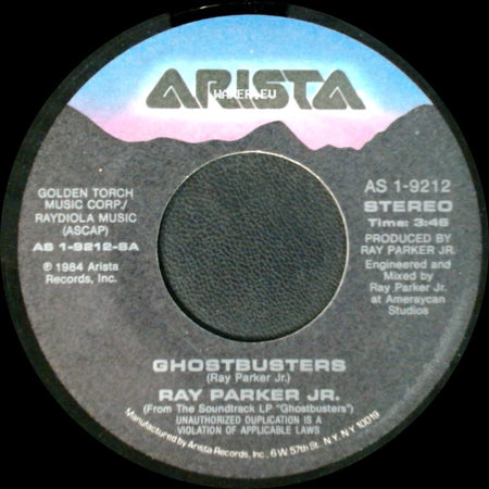 Ray Parker Jr. - Ghostbusters / Ghostbusters side A