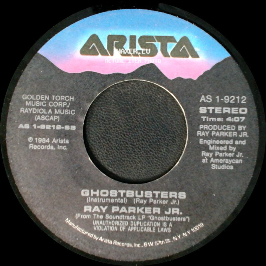 Ray Parker Jr. - Ghostbusters / Ghostbusters side B