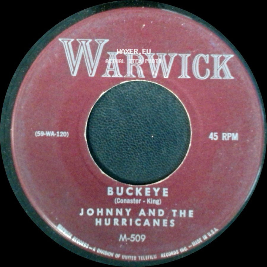 Johnny And The Hurricanes - Red River Rock / Buckeye side B