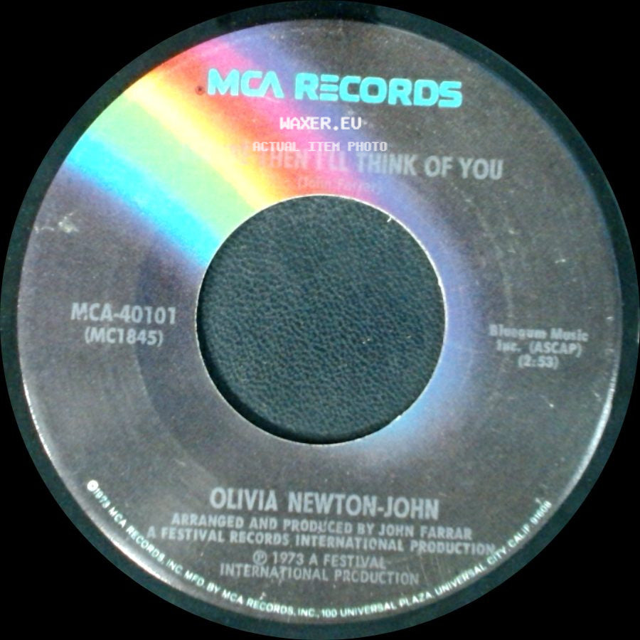 Olivia Newton-John - Let Me Be There / Then I'll Think Of You side B