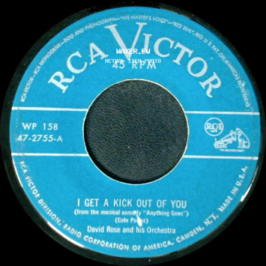 David Rose And His Orchestra - I Get A Kick Out Of You / In The Still Of The Night side A