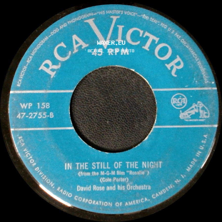 David Rose And His Orchestra - I Get A Kick Out Of You / In The Still Of The Night side B