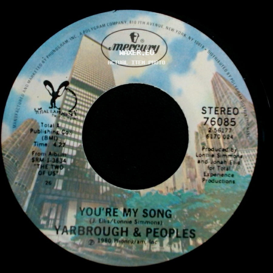 Yarbrough & Peoples - Don't Stop The Music / You're My Song side B