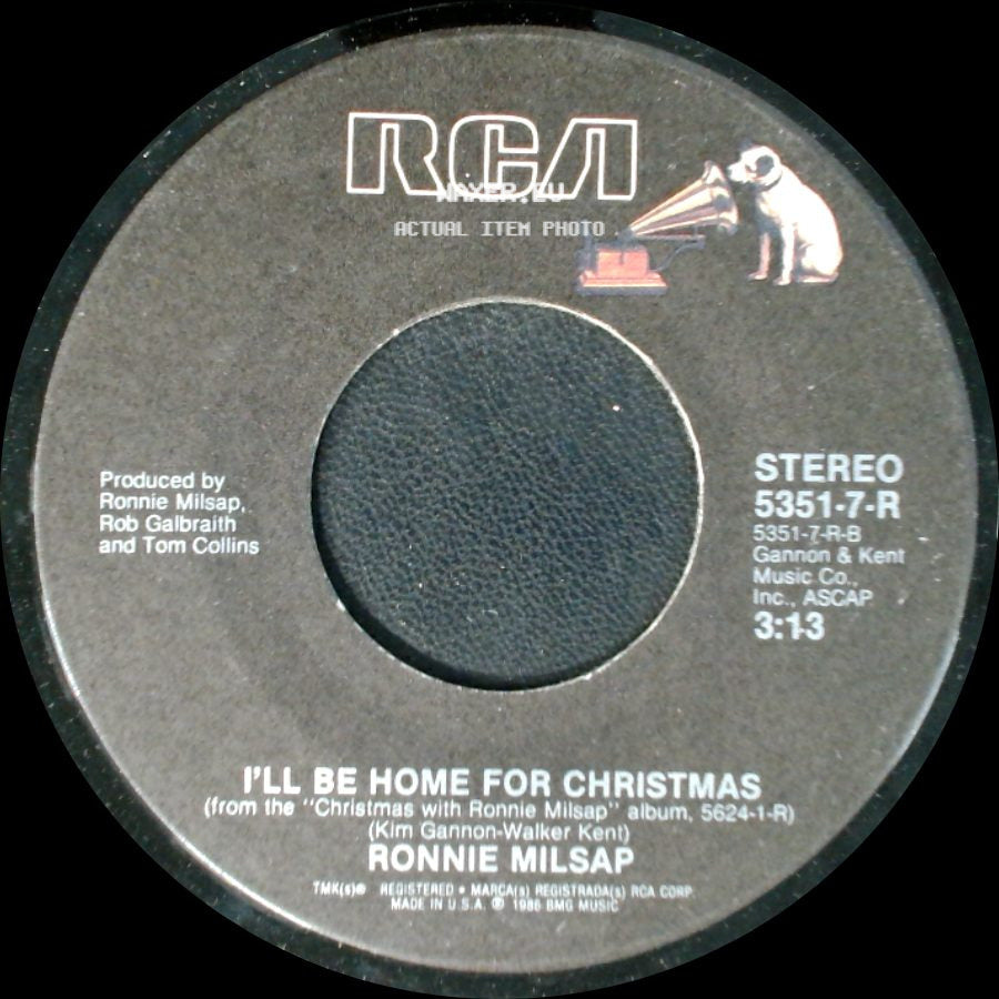 Ronnie Milsap - Christmas Medley: Carol Of The Bells/O Come, O Come Emmanuel/Silent Night/Joy To The World / I'll Be Home For Christmas side B