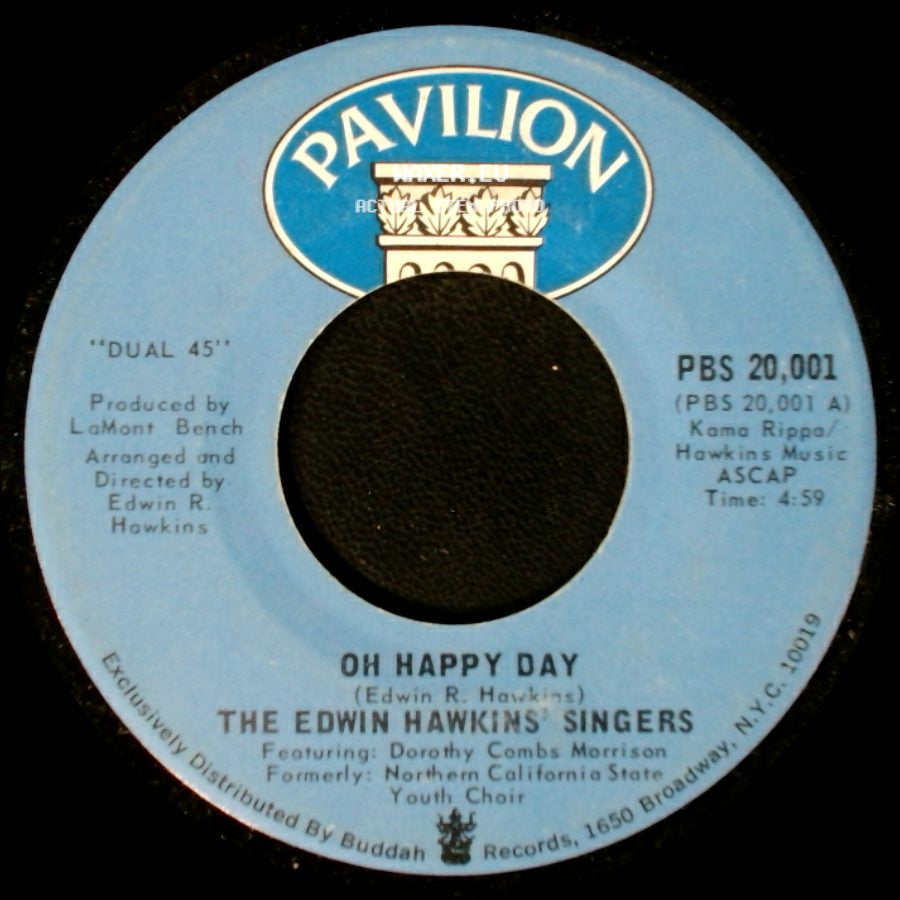 The Edwin Hawkins' Singers - Oh Happy Day / Jesus, Lover Of My Soul side A