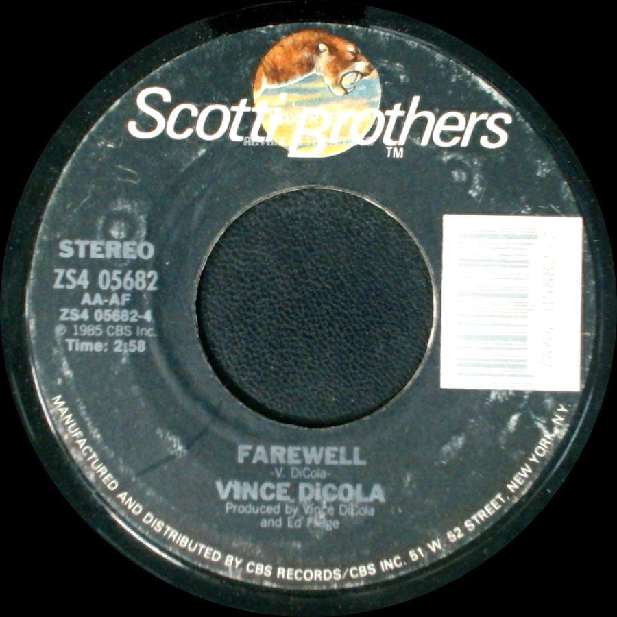 Vince Dicola / James Brown - Farewell / Living In America side A