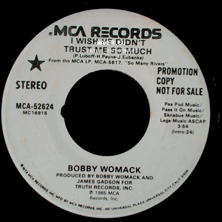 Bobby Womack - I Wish He Didn't Trust Me So Much / I Wish He Didn't Trust Me So Much side A