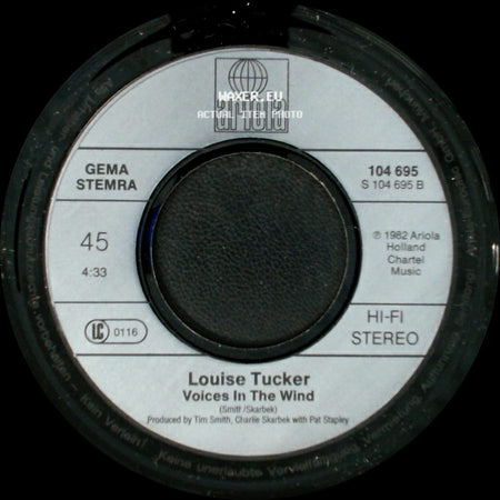 Louise Tucker - Midnight Blue / Voices In The Wind side B