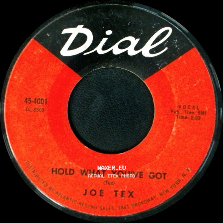 Joe Tex - Fresh Out Of Tears / Hold What You've Got side B