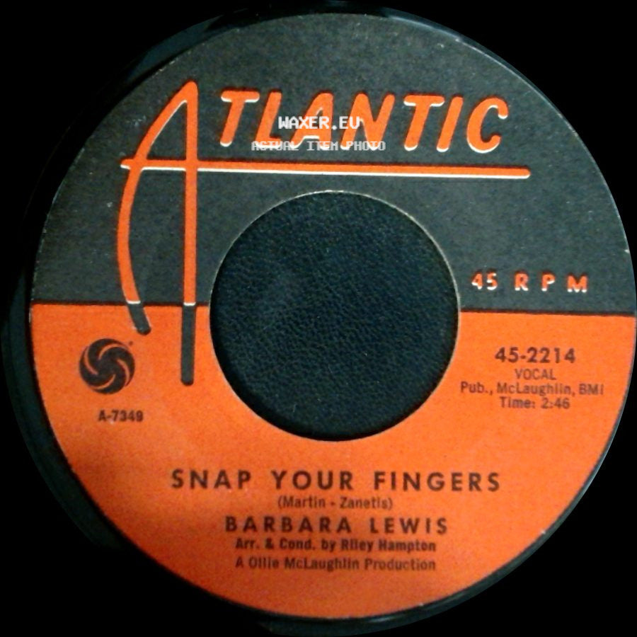 Barbara Lewis - Snap Your Fingers / Puppy Love side A