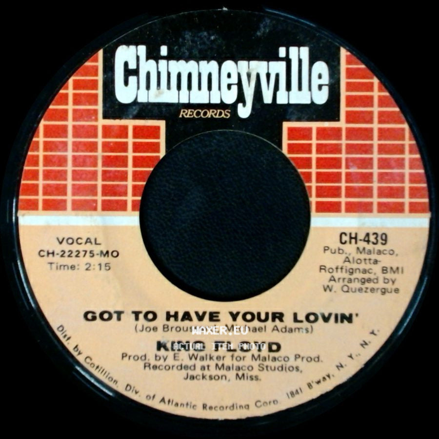 King Floyd - Let Us Be / Got To Have Your Lovin' side B