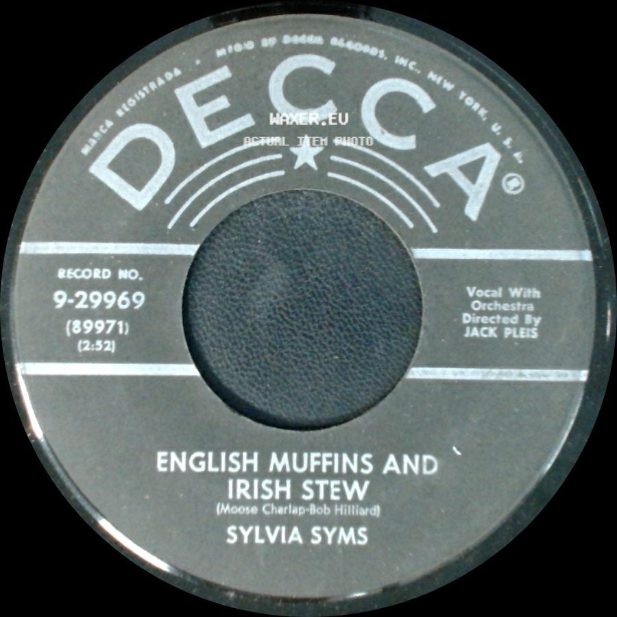 Sylvia Syms - English Muffins And Irish Stew / Walk Sweet side A