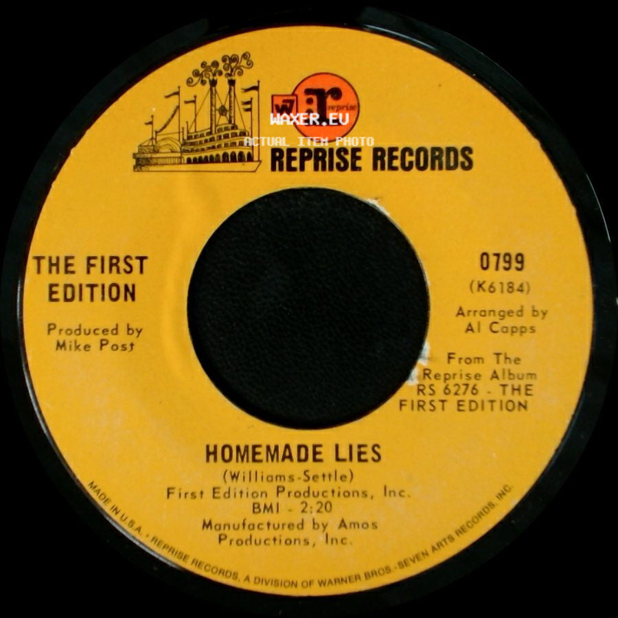 The First Edition - But You Know I Love You / Homemade Lies side B