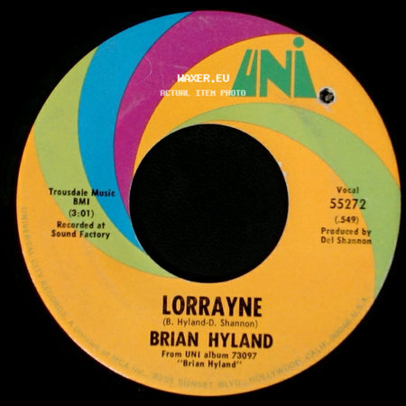 Brian Hyland - Lorrayne / Lonely Teardrops side A