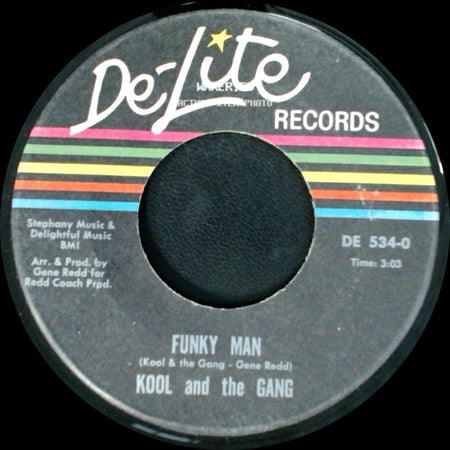 Kool And The Gang - Funky Man / 1-2-3-4-5-6-7-8 side A