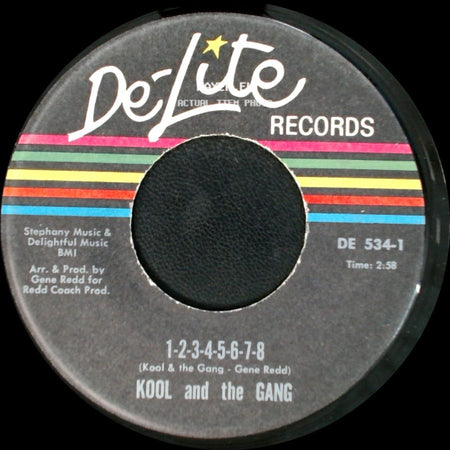 Kool And The Gang - Funky Man / 1-2-3-4-5-6-7-8 side B