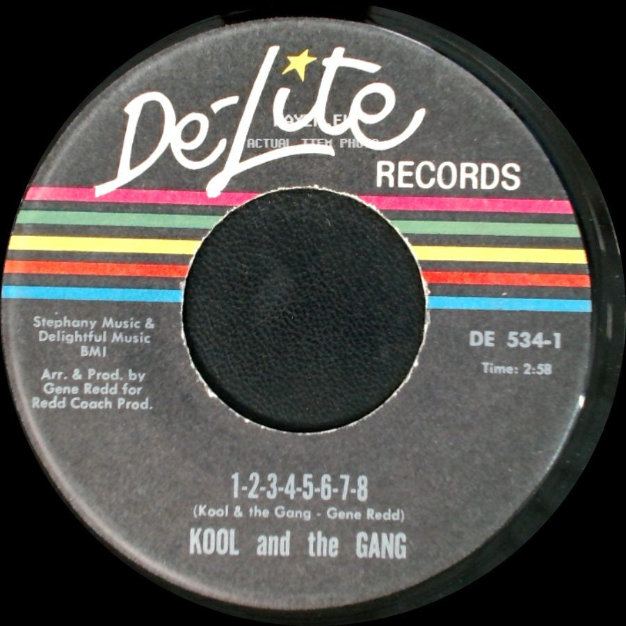 Kool And The Gang - Funky Man / 1-2-3-4-5-6-7-8 side B
