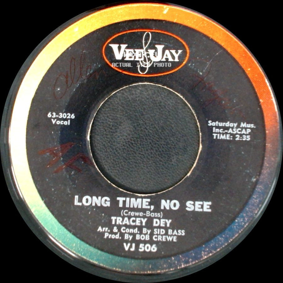 Tracey Dey - Jealous Eyes / Long Time, No See side B