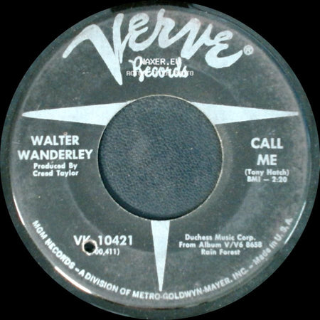 Walter Wanderley - Call Me / Summer Samba side A
