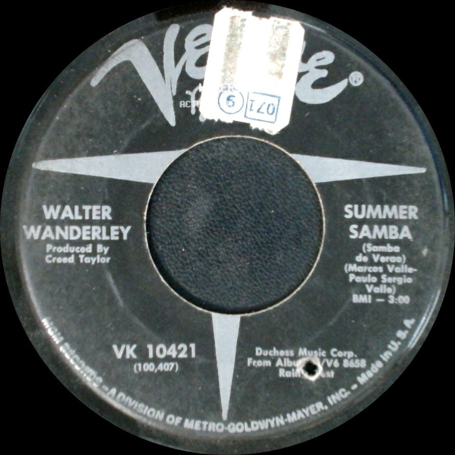 Walter Wanderley - Call Me / Summer Samba side B