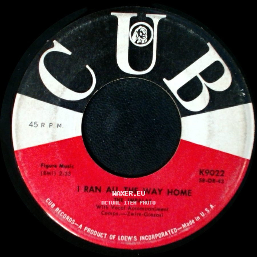 The Impalas - Fool, Fool, Fool / I Ran All The Way Home side B