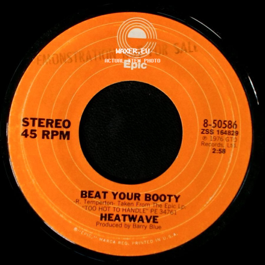 Heatwave - Mind Blowing Decisions / Beat Your Booty side B