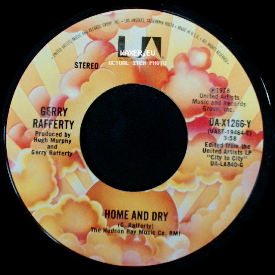 Gerry Rafferty - Home And Dry / Mattie's Rag side A