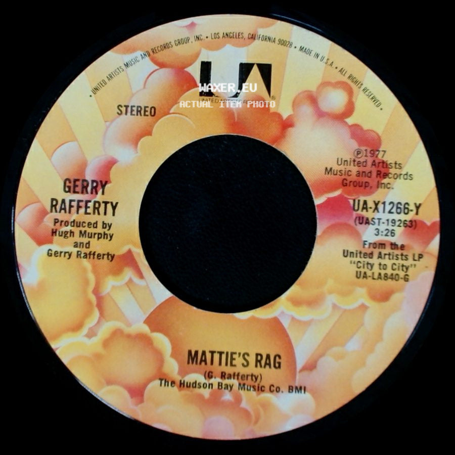 Gerry Rafferty - Home And Dry / Mattie's Rag side B