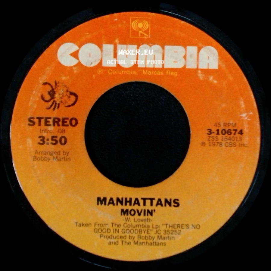 Manhattans - Am I Losing You / Movin' side B