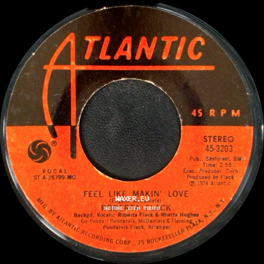 Roberta Flack - Feel Like Makin' Love / When You Smile side A