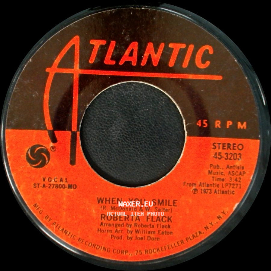 Roberta Flack - Feel Like Makin' Love / When You Smile side B