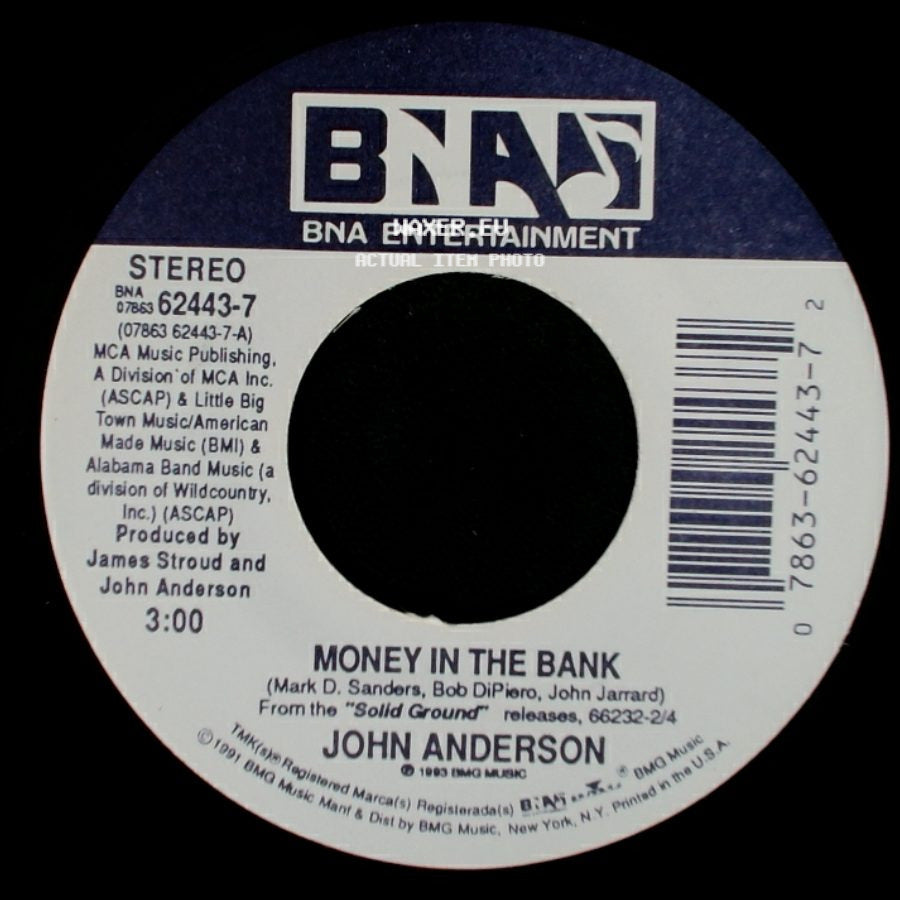 John Anderson - Nashville Tears / Money In The Bank side B