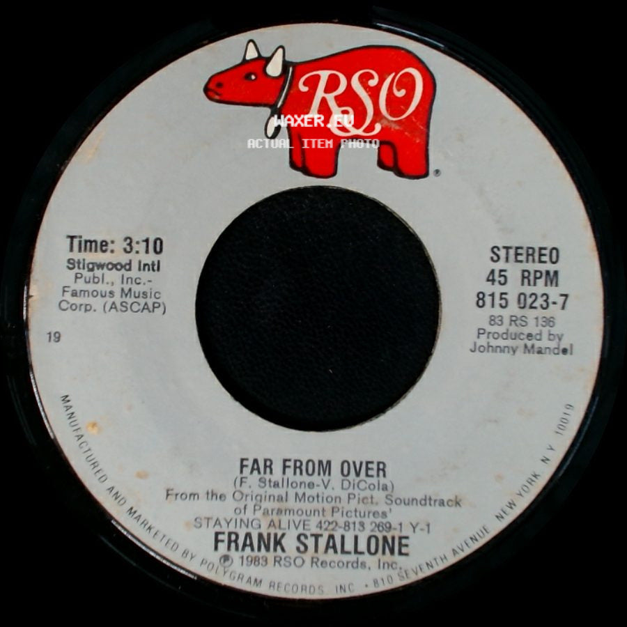 Frank Stallone - Waking Up / Far From Over side B