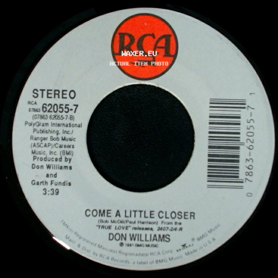 Don Williams - Come A Little Closer / Donald And June side A