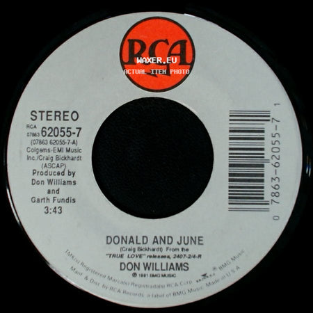 Don Williams - Come A Little Closer / Donald And June side B
