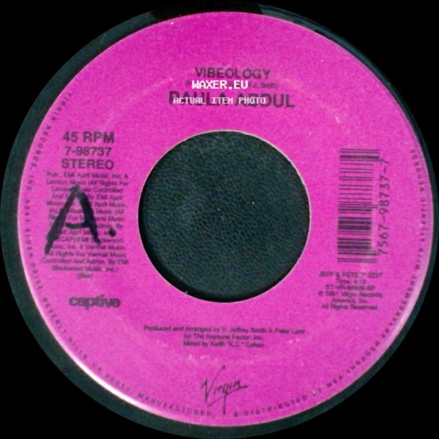 Paula Abdul - Vibelogy / Vibeology side A