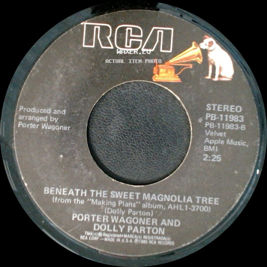 Porter Wagoner And Dolly Parton - Making Plans / Beneath The Sweet Magnolia Tree side B