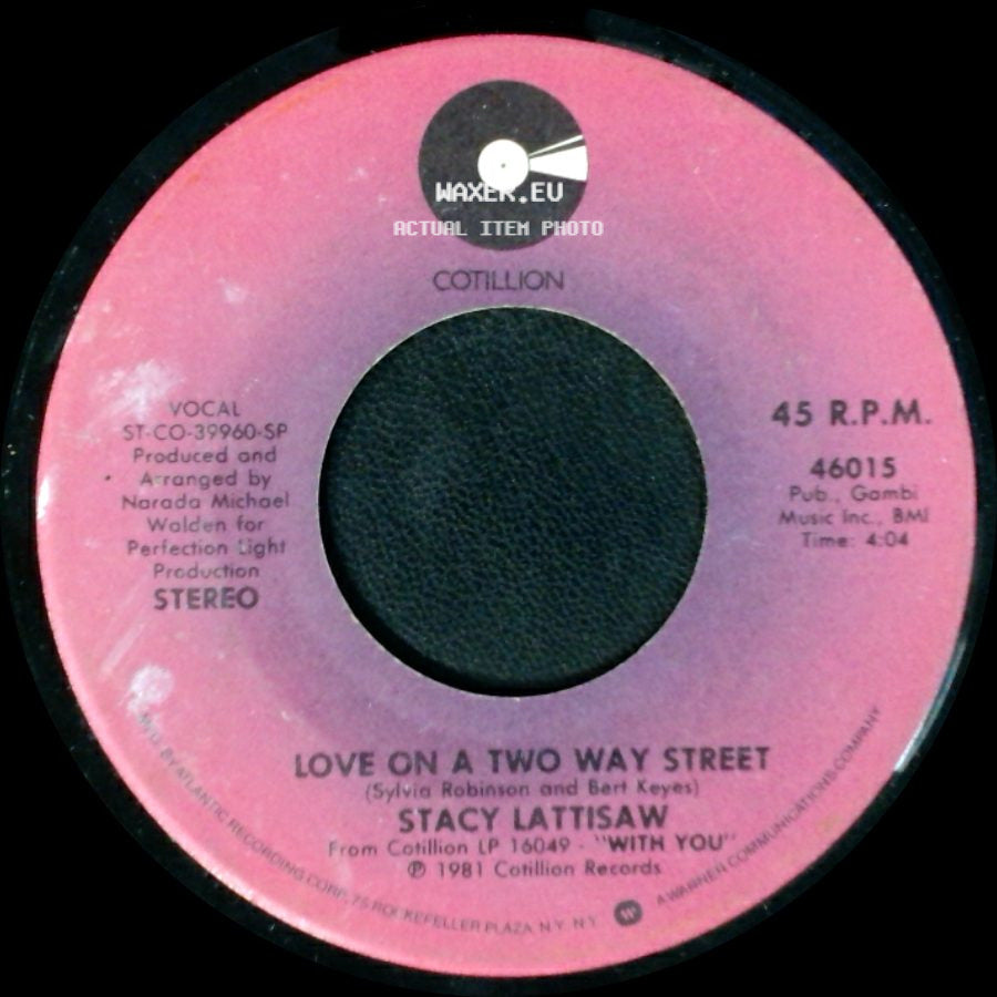 Stacy Lattisaw - Love On A Two Way Street / Baby I Love You side A