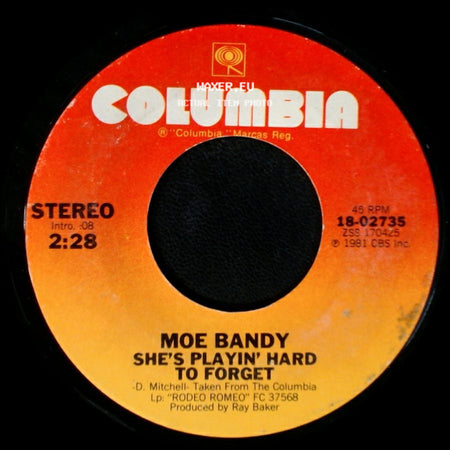 Moe Bandy - Someday Soon / She's Playin' Hard To Forget side B