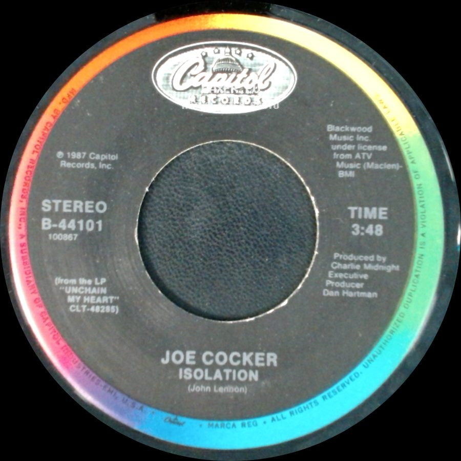 Joe Cocker - Isolation / Two Wrongs side A