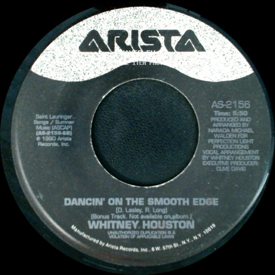 Whitney Houston - Dancin' On The Smooth Edge / All The Man That I Need side A
